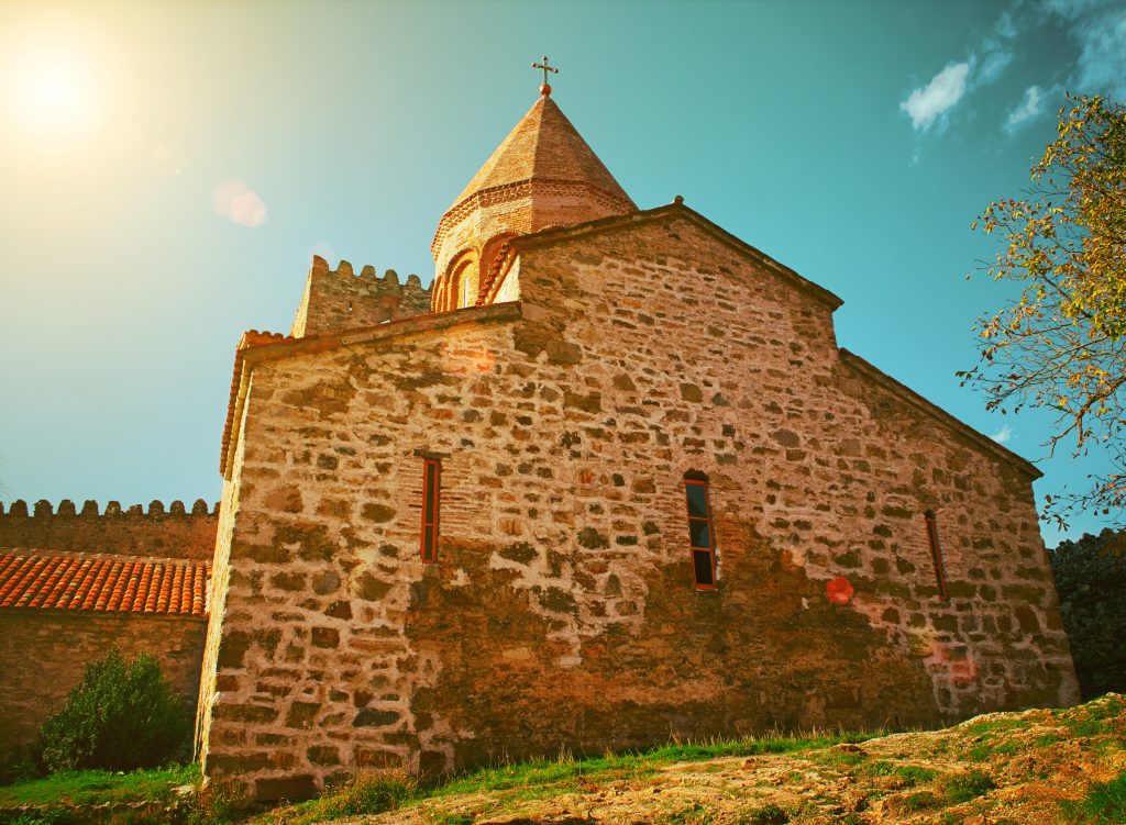 batumi georgia tourism ancient fortress ananuri in georgia country